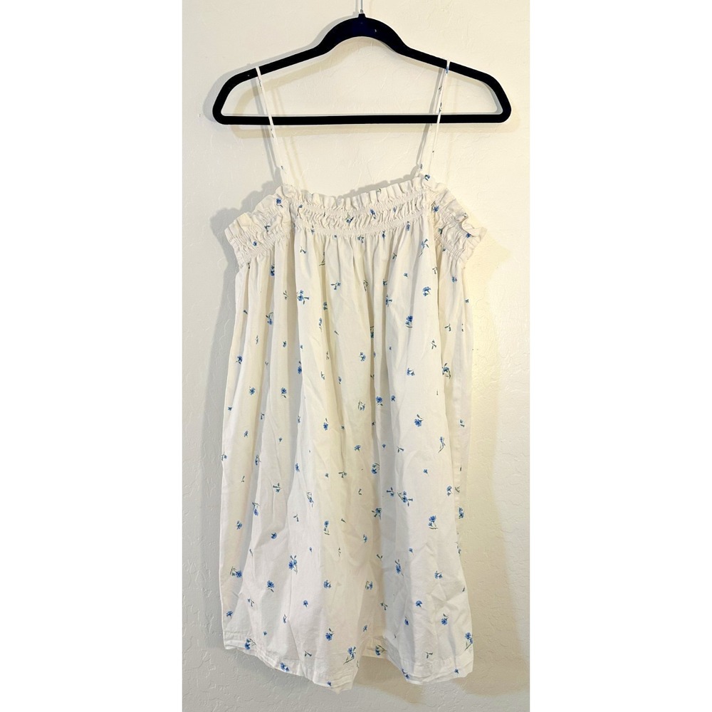 H&M Womans Cotttagecore Mini‎ Floral Sun Dress Size M Prairie Milkmaid Coquette